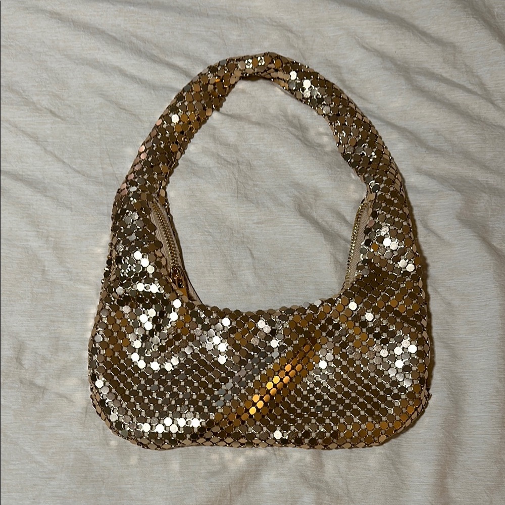 Gold Sequin Women's Bag